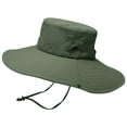 thumbnail image 2 of Mens Waterproof Outdoor Sun Protection Breathable Fisherman Cap Foldable Hat, 2 of 4