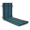 Turquoise Stripe Universal Chaise Cushion