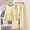 Yellow, variant on Swuxness Girls Casual 2 Piece Sets, Girls' Sleeveless Tops Long Pants, Summer Fashion Tank T Shirts Wide-Leg Pants Outfit Sets for Toddler Yellow, 12-13 Years