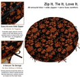 thumbnail image 4 of 55" Papasan Chair Cushion Cover by Vargottam - Waterproof, UV Resistant & Easy to Clean - Fits 50-55 Inch Cushions - Floral Print, 4 of 7