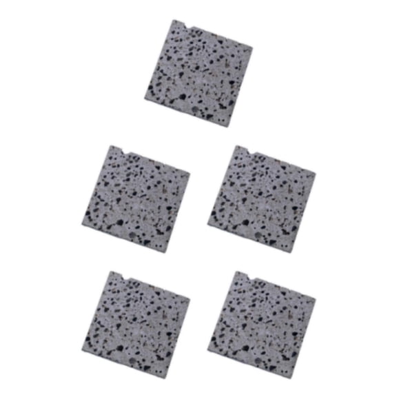 Naiovety Premium Natural Stone Photo Props Studio Tableros de fondo Impresionante y cautivador Gray Square 10x10cm Type2 NO2
