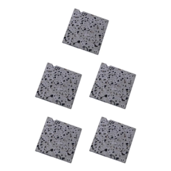 Naiovety Premium Natural Stone Photo Props Studio Tableros de fondo Impresionante y cautivador Gray Square 10x10cm Type2 NO2