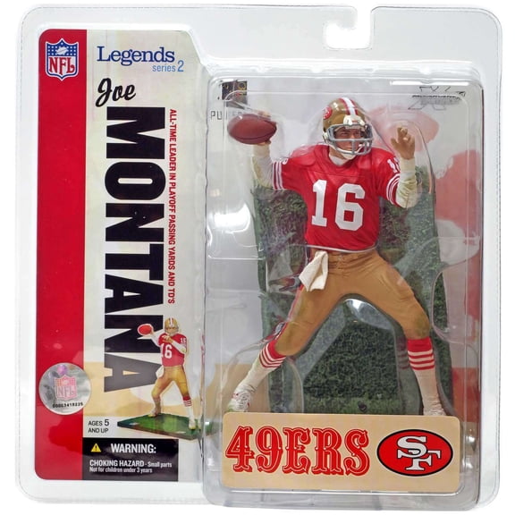 McFarlane NFL Sports Picks Legends Series 2 Joe Montana Action Figure (Red Jersey)