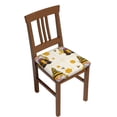 thumbnail image 2 of Lsque Beekeeper Gnome Holding A Glass Printed Square Couch Cushion Covers, Floral Sofa Cushion Covers Replacement, Stretch Couch Covers for Couch-16.9in, 2 of 9