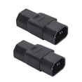 thumbnail image 1 of Adaptador PDU C14 A C21, 10-15A IEC320 C14 C14 A IEC320 C21 Adaptador de Potencia PVC Outer 125-250V Para Electónica, 1 of 7