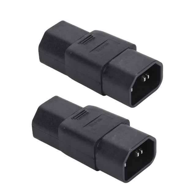 Adaptador PDU C14 A C21, 10-15A IEC320 C14 C14 A IEC320 C21 Adaptador de Potencia PVC Outer 125-250V Para Electónica