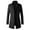 Black, variant on Babysbule Mens Jackets Men's Single-breasted Solid Color Fashion Suit Business Casual Suit Wool Coat
