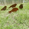 thumbnail image 1 of Decoración de Pájaros Oxidados, Estatuas de Pájaros de Metal, Pátinas Realistas, Pájaros de Metal, Adornos de Jardín, Silueta, Decoración de Valla de Jardín, 1 of 5