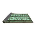 thumbnail image 2 of Ahgly Company Indoor Round Persian Turquoise Blue Traditional Area Rugs, 6' Round, 2 of 4