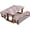 White Pink, variant on Picnic Table Cover with Bench Covers Camping Essentials Waterproof Windproof Elastic Fitted Tablecloth , Fitted Rectangle Tables and Seats,72X30 inch 3-piece set (White Pink)