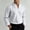White, variant on Mens Band Collar Long Sleeve Button Down Dress Shirt, Hidden Button Placket Breathable Casual V Neck Overshirt, Versatile Daily Wear Shirt for Spring Fall Wine