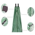 thumbnail image 2 of 2x Bolsa de Riego de árbol de Lona de PVC de Liberación Lenta Verde con Cremallera para Plantas Soledad Bolsa de riego para riego de árboles, 2 of 10