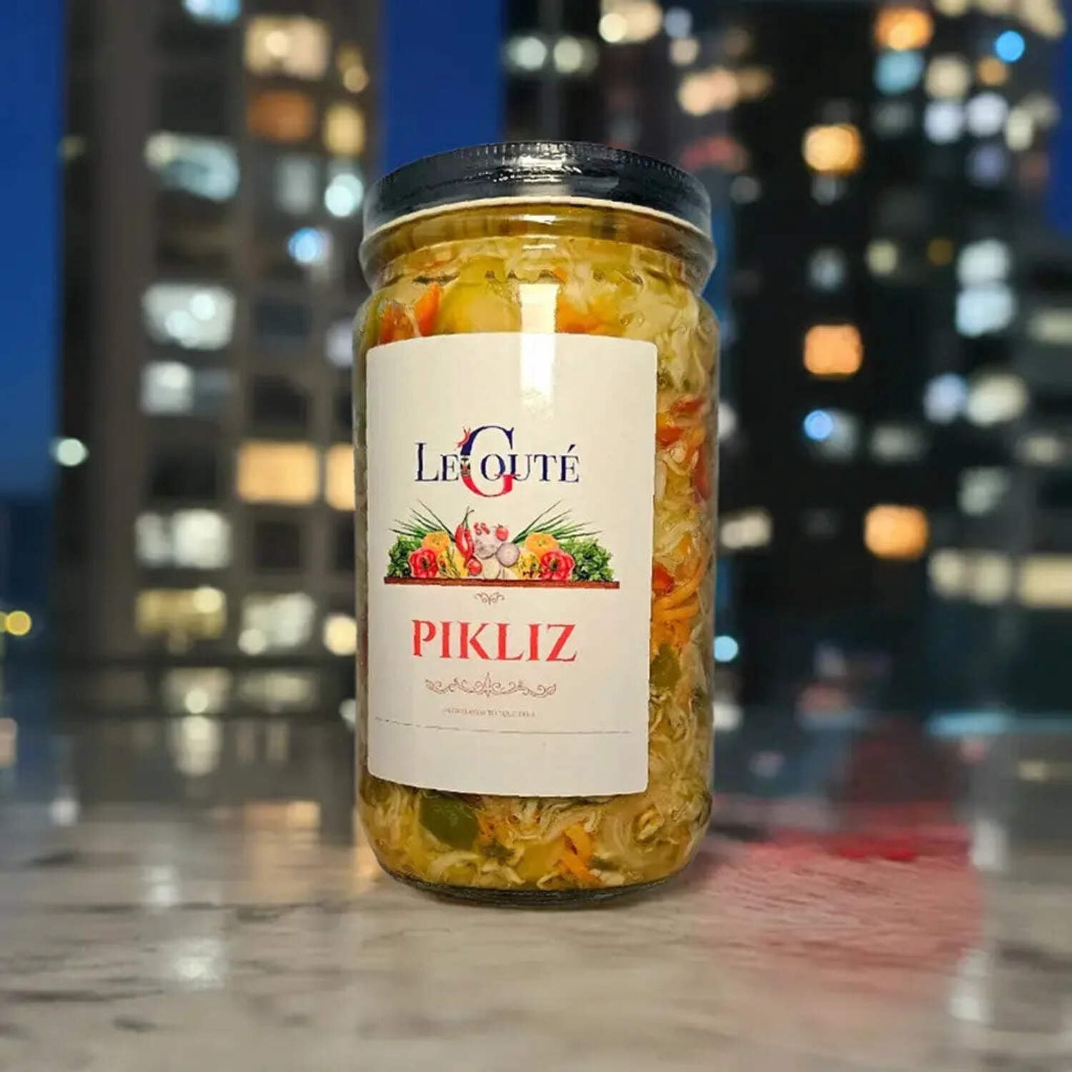 Haitian Pikliz, Pikliz Ayisyen, Haiti Pickles. 32 Oz XL (Bon bagay)