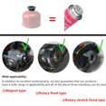 thumbnail image 3 of Adaptador de tanque de gas plano/largo diseño magnético para accesorios de estufa al aire libre Likrtyny Deportes al aire libre Salida diaria Juego de fiesta, 3 of 5