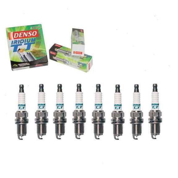 8 pc DENSO Iridium TT Spark Plugs compatible with Nissan Titan 5.6L V8 2004-2015