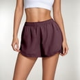 thumbnail image 2 of Casual Athletic Shorts with Built In Liner High Waist Loose Fit Yoga Running Workout Comfortable Breathable Summer Shorts Beach Pants for Juniors Womens Pants for Work Business Casual Loose, 2 of 5