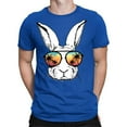 thumbnail image 2 of SOMOWI Graphic Tees for Men Easter Street Hop Printing Short Sleeve Summer Fashion Design Blue Going Out Fall Tops XL, 2 of 3