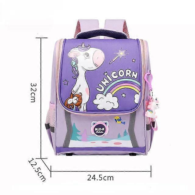 Cute Girls Unicorn Backpacks For Boys 1-3 Grade Cartoon Orthopedic Waterproof Backpack Kindergarten School Bag Mochila Escolar