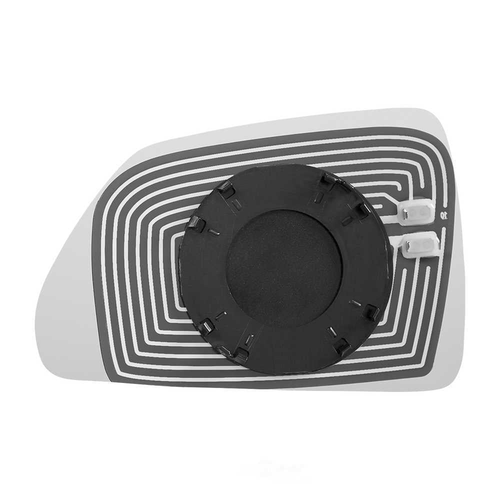 Burco Side View Mirror Replacement Glass with Motor Mount Plate - Clear Glass - 5298HRSG