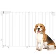 thumbnail image 1 of PawHut 29"-44" Wide Dog Gate, 29" H, Pet Gate with Auto-Close, 1 of 10