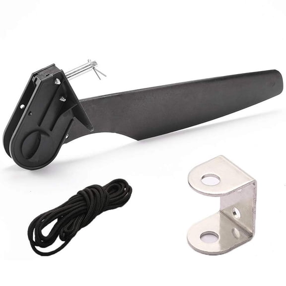 YIEMEEN Nylon Rudder with Rope Fishing Watercraft Canoes Boats Rudder Steering System Part