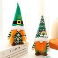 thumbnail image 6 of 2PCS St. Patrick's Day Gnome Irish Gnome Ornaments Set Green Irish Leprechaun Tomte Gnomes Doll Nordic Elf Figurine Home Decoration Ornaments, 6 of 6
