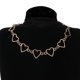 thumbnail image 2 of Collar de mariposa de moda Cadena de clavícula Joyas para niñas Corazón dorado --- Código de modelo 22902, 2 of 5