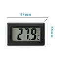 thumbnail image 3 of Digital Thermometers Water Temperature Measure Meter with External Probe Temperature Monitors for Aquarium Freezer  White 2 meters, 3 of 4
