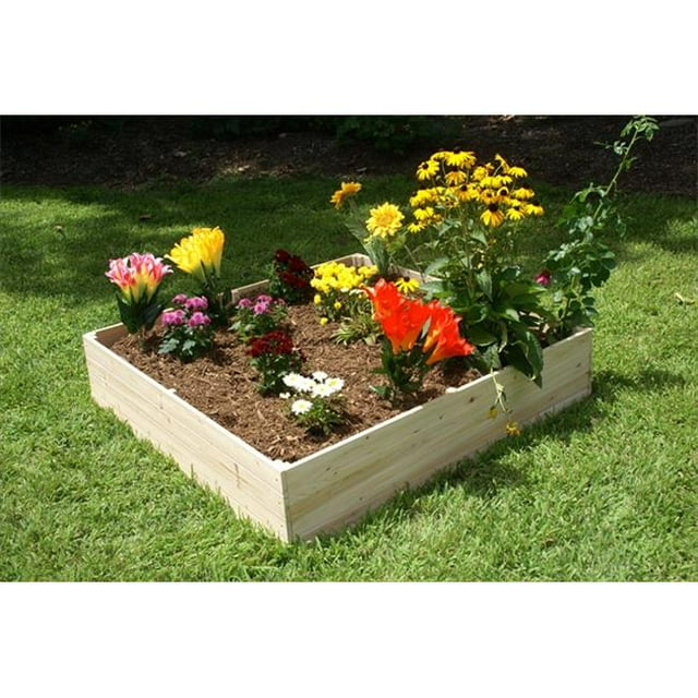 Eden Lit de Jardin Surélevé 4 Pi x 4 Pi x 11 Po