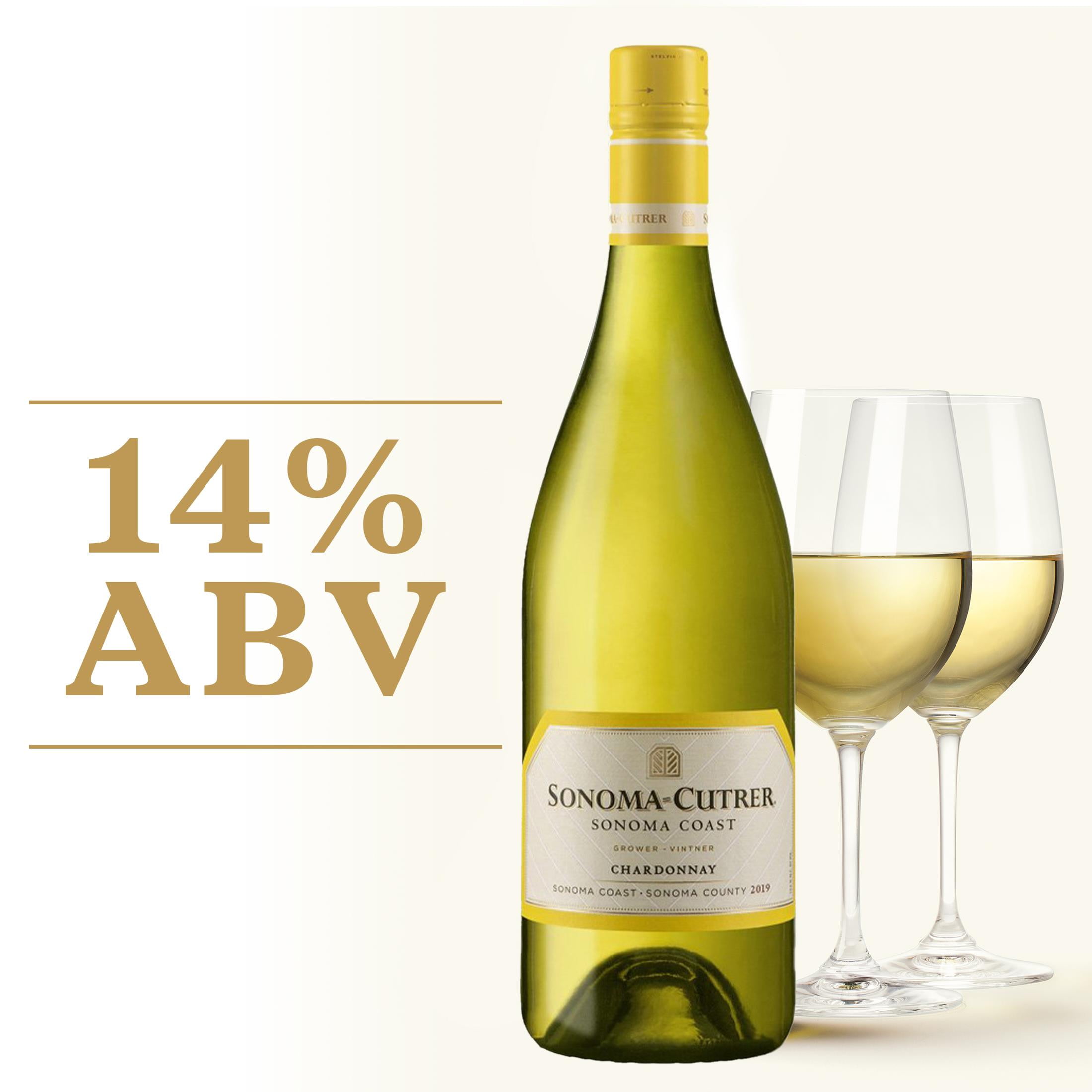 Sonoma-Cutrer Sonoma Coast Chardonnay White Wine, 750ml Bottle