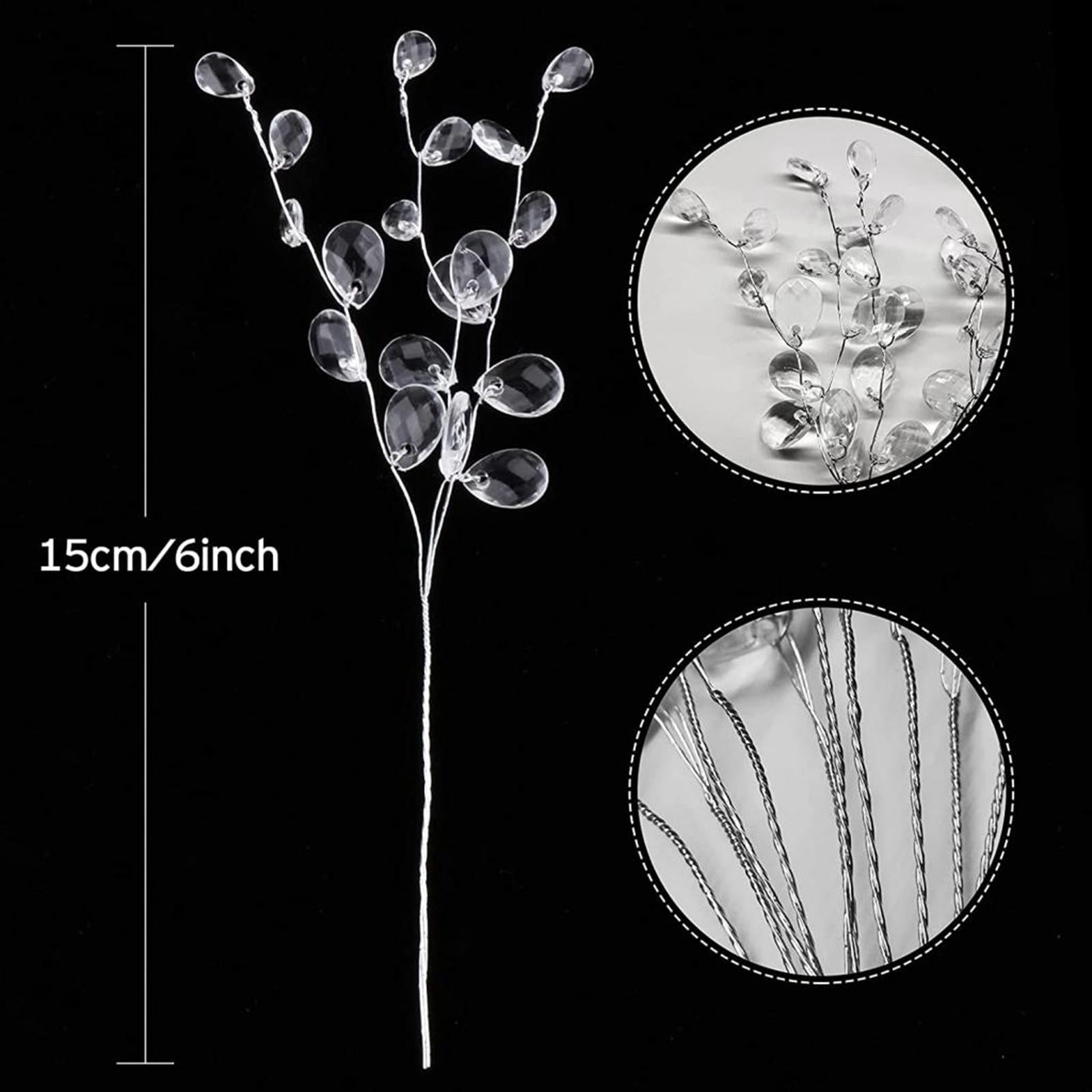 Axioma 200pcs Simulated Lifelike Dried Branches Flowers for DIY Craft Home Ornament