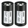 thumbnail image 1 of Uxcell Motor Start Capacitor 145-175uF/Mfd 125V 50/60Hz CD60 Run Capacitor 2 Pack, 1 of 5