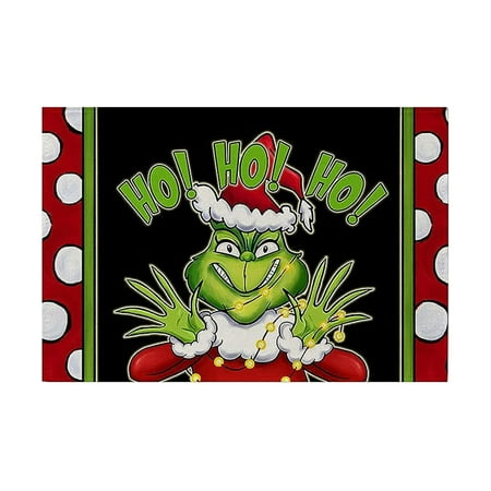 

Hanety Grinch Grinch Christmas Decorations Grinch Decor Cartoon Printed Rectangular Dining Mat Water Cup Mat Cute Dining Mat Suitable For Placing Plates Christmas Gifts Christmas Grinch Decoration