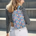 thumbnail image 5 of Balery Cartoon colorful cute cat Mochila Clásica Impresa Básica para Viaje, Mochila Escolar Resistente al Agua, Mochila de Lona con Correas Ajustables-Medium, 5 of 5