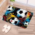 thumbnail image 5 of Football Polyester Non-Slip Machine Washable Floor Rug, for Office, Chair Rugs Included, 5 of 6