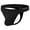 1Pack:Black, variant on Men's Low Rise Nylon Mesh Breathable Stretch Thong Underwear, Black, 1-Pack, M