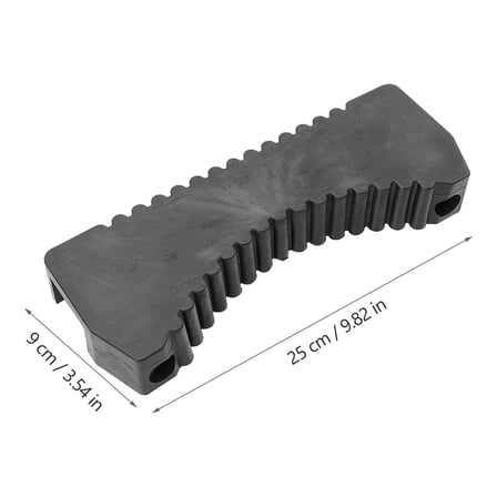 NICEXMAS 1Set Ladder Pole Cover and Fixing Protector Black with Easy Install Screws