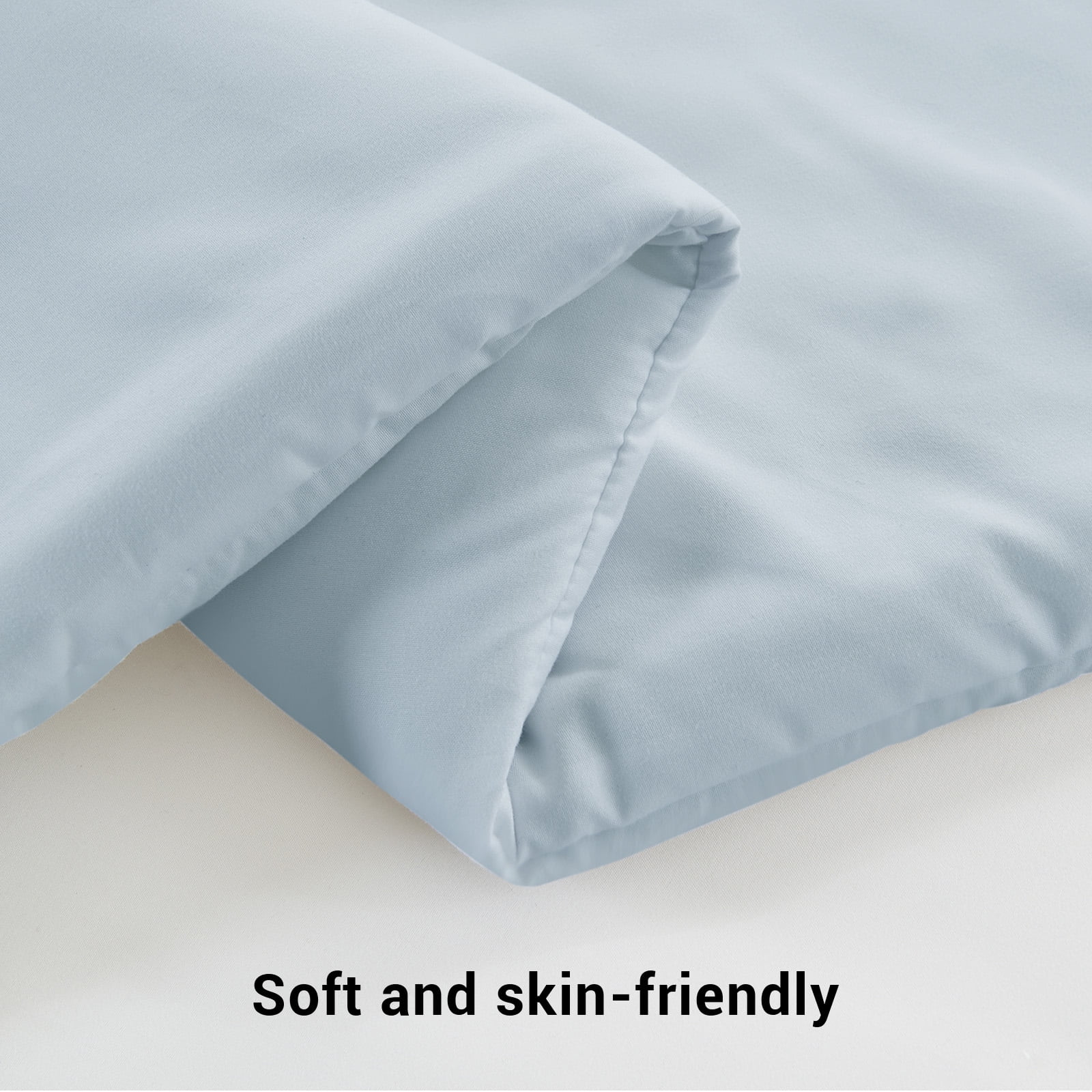 Hitime Ultra Soft Beige King Size Comforter Set 3 Pieces Gentle Down Alternative Bedding 1 Lightweight Comforter and 2 Pillowcases