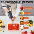 thumbnail image 4 of KFFKFF Commercial Stick Mixer, 350w high performance hand mixer with 40.64cm stainless steel blades, versatile portable mixer for soups and sauces, 4 of 4