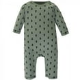 thumbnail image 2 of Touched by Nature Baby Boy Organic Cotton Coveralls 3pk, Happy Camper, 3-6 Months, 2 of 4