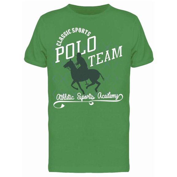 College Polo Player Team Tee Men's -Image by Shutterstock