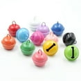 thumbnail image 2 of U8MO 22mm Candy Color Jingle Bell Dangle Charms Pendant DIY Pet Bell 17 Colors-matcha green-4pcs, 2 of 5