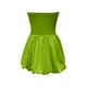 thumbnail image 3 of WILLBEST Vestidos Casuales Para Mujer Verano Elegante Vestido De Fiesta Ajustado Con Hombros Descubiertos Y Dobladillo Plisado Belleza Y Elegante Para La Noche, 3 of 3