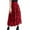 Red, variant on Women 's Tulle Midi Skirt Dot Elastic Waist Mesh Tutu Skirt Solid Color Fairy A-line Skirt Party Clubwear Women's Tulle Party Evening Tutu Skirts