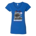 thumbnail image 2 of Wild Bobby Ford Shelby American Racing Legend Women Standard V-Neck Tee, 2 of 6