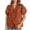 Brown, variant on Blouses For Women, Women's Summer Button Down Shirts Short Lantern Sleeve V Neck Cotton Cute Dressy Casual Ladies Tops Blouses