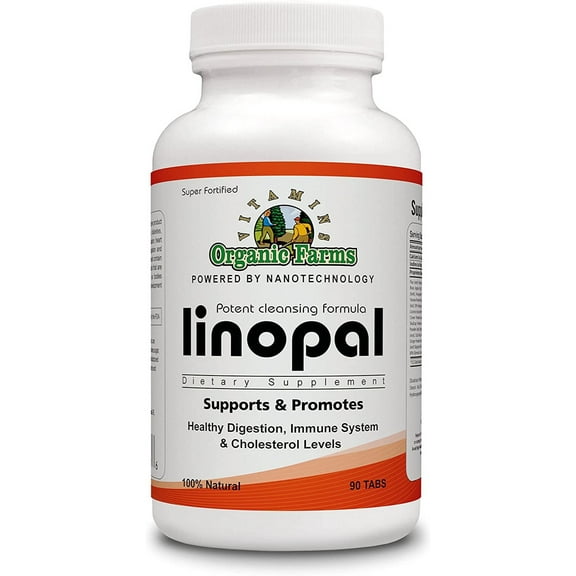 Linopal - 90 Tablets - Healthy Digestion, Immune System & Cholesterol Levels - 100% Natural Dietary Supplement
