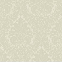 Sirpi Wallcoverings Betina White Damask Wallpaper