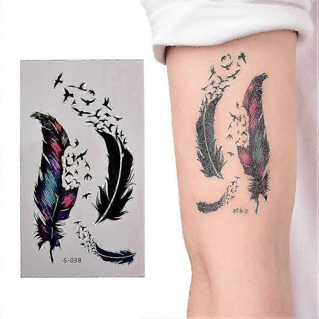 2025 Latest Model Waterproof Temporary Fly Tattoo Stickers Body Art Hand Foot for Girl Wom