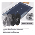 thumbnail image 3 of 3piezas Juego Tapete Baño Alfombra Antideslizante Absorbente azul, 3 of 5